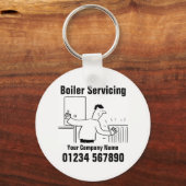 Angaben zum Serviceverhalten des Boilers Schlüsselanhänger (Vorderseite)