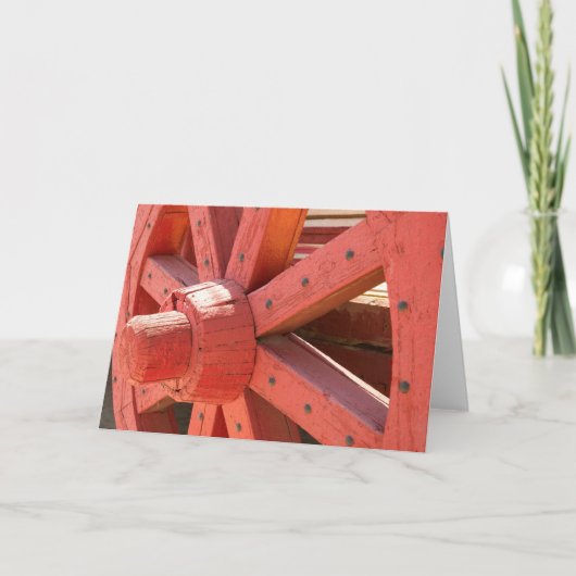 Angaben zum Wagenrad Karte (Vorderseite)