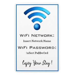 Angaben zum Wireless-Kennwort Magnet
