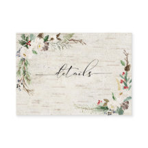 Angaben zur botanischen Hochzeit im Winter-Birkenk