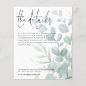 Angaben zur Eukalyptus-Skriptumrandung (Vorderseite)