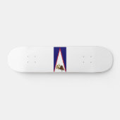 Angaben zur Flagge Amerikanisch-Samoa Skateboard (Horizontal)