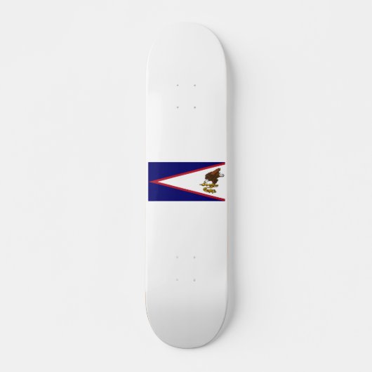 Angaben zur Flagge Amerikanisch-Samoa Skateboard (Vorne)