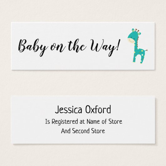 Angaben zur Gift-Registrierung oder Aquamarine Gir (Vorne & Hinten)