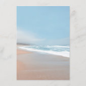 Angaben zur Hochzeit am Strand - Angaben - Beilage Begleitkarte (Rückseite)