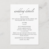 Angaben zur Hochzeit | UAWG | | QR-Code-Umschließu Begleitkarte (Vorderseite)