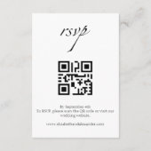 Angaben zur Hochzeit | UAWG | | QR-Code-Umschließu Begleitkarte (Rückseite)