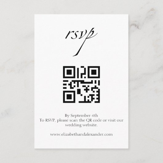 Angaben zur Hochzeit | UAWG | | QR-Code-Umschließu Begleitkarte (Rückseite)