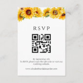 Angaben zur Hochzeit | UAWG | | QR-Code-Umschließu Begleitkarte (Rückseite)