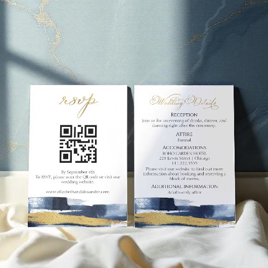 Angaben zur Hochzeit | UAWG | | QR-Code-Umschließu Begleitkarte