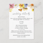 Angaben zur Hochzeit | UAWG | | QR-Code-Umschließu Begleitkarte (Vorderseite)