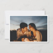 Angaben zur Hochzeit von Wasserfarben Einladung (Rückseite)