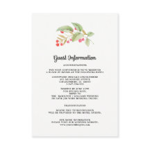 Angaben zur Hochzeit | Zweigstellenkarte für Wasse