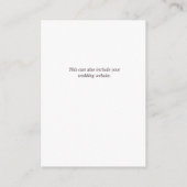 Angaben zur Lila Sonnenblume Begleitkarte (Rückseite)