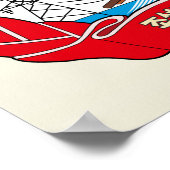 Angaben zur Nordkorea-Wappen Poster (Ecke)