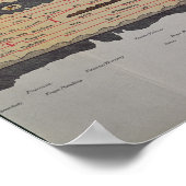 Angaben zur Peutinger-Tabelle Poster (Ecke)