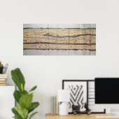 Angaben zur Peutinger-Tabelle Poster (Heimbüro)