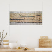 Angaben zur Peutinger-Tabelle Poster (Küche)