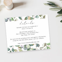 Angaben zur rustikalen Eukalyptus-Haushaltslage Flyer