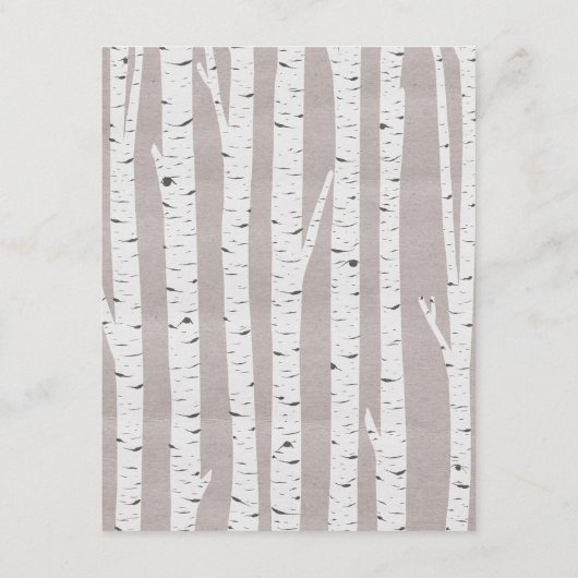 Angaben zur rustikalen Hochzeit / Anfahrtsskizze Begleitkarte (Rückseite)