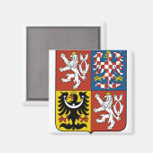 Angaben zur tschechischen Wappen Magnet (Vorderseite/Rückseite)