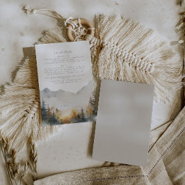 Angaben zur Waldhochzeit Beilage Begleitkarte