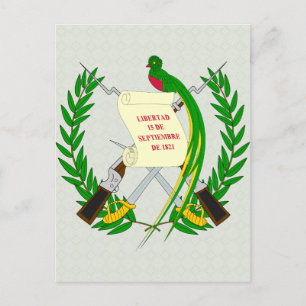 Angaben zur Wappen in Guatemala Postkarte