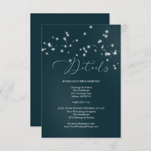 ANGABEN ZUR WEDDING Sage Green Olive Folies Einladung