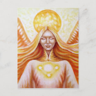 Ange solaire 01 (détail) postkarte