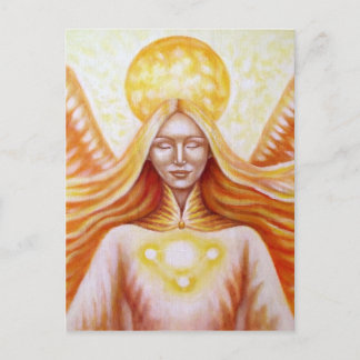 Ange solaire 01 (détail) postkarte