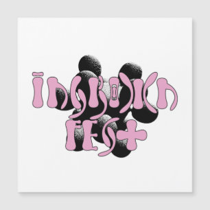 Angebautes Fest Großmagnet Magnetkarte