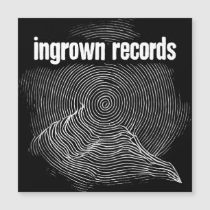 Angebautes Woodcut Magnet