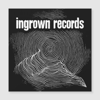 Angebautes Woodcut Magnet