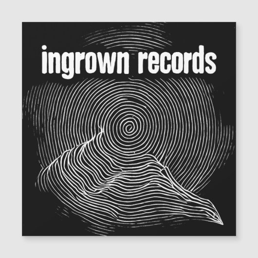 Angebautes Woodcut Magnet (Vorderseite)