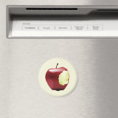 angebissener Apfel Magnet (In Situ (Geschirrspüler))