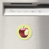 angebissener Apfel Magnet (In Situ (Geschirrspüler))