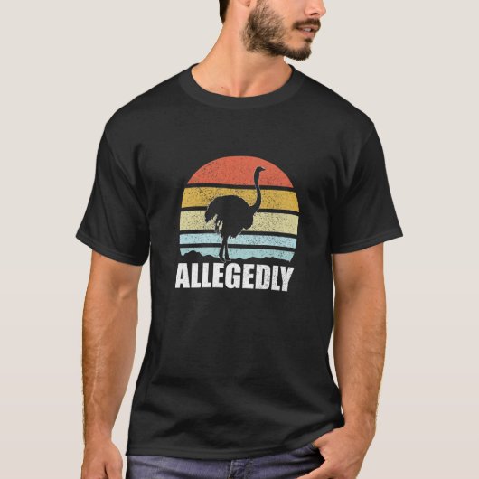 Angeblich Anwalt Funny Strauß für Männer oder Frau T-Shirt (Vorderseite)