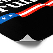 Angeblich habe ich für die Wahl von Trump zum Präs Poster (Ecke)