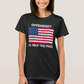 Angeblich helfe ich dir beim Pack der Patriotic US T-Shirt (Vorderseite)