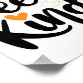 Angeblich mit Orange-Liebe-Sticker Poster (Ecke)