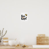 Angeblich mit Orange-Liebe-Sticker Poster (Küche)