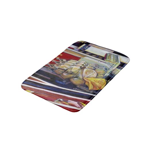 angeblich probabilistisch, Singapur Badematte (Schrägansicht)