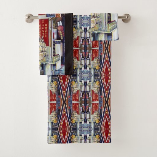 angeblich probabilistisch, Singapur Badhandtuch Set (Insitu)