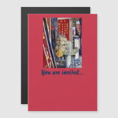 angeblich probabilistisch, Singapur Magneteinladung (Vorne/Hinten)