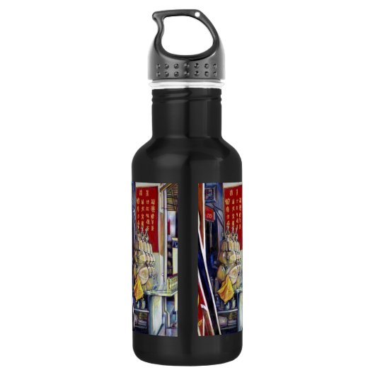 Angeblich probabilistisch, Singapur Trinkflasche (Rückseite)