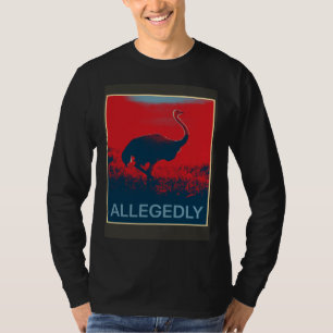 Angeblich Strauß flugunfähiger Vogel T-Shirt