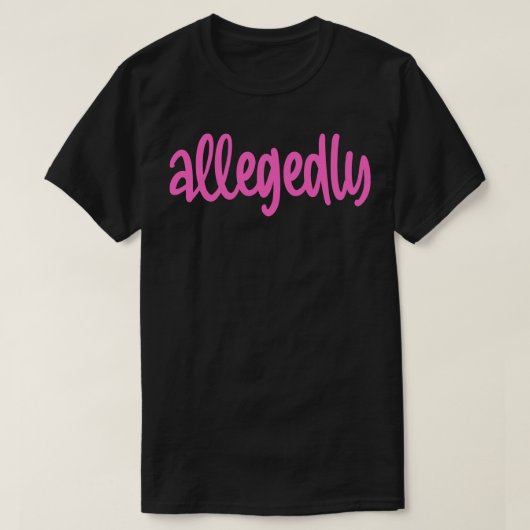 angeblich T-Shirt (Design vorne)