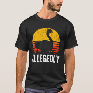 Angeblich Vogel, Straußenfliegenfrei Tier R T-Shirt