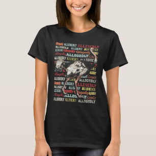 Angeblich Vogel Straußenflightless Strauß Retro Bi T-Shirt