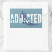 Angeblich zum Aufstehen Paddeln Rechteckiger Aufkleber (Tasche)